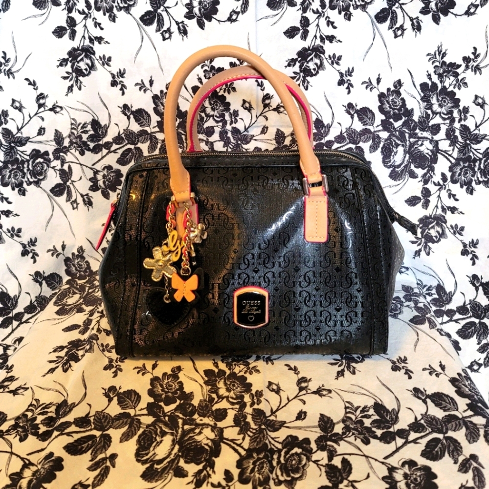 Guess bowling bag style purse